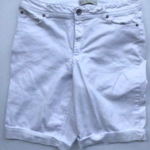 Women Shorts "Demin" Size 14 Color White